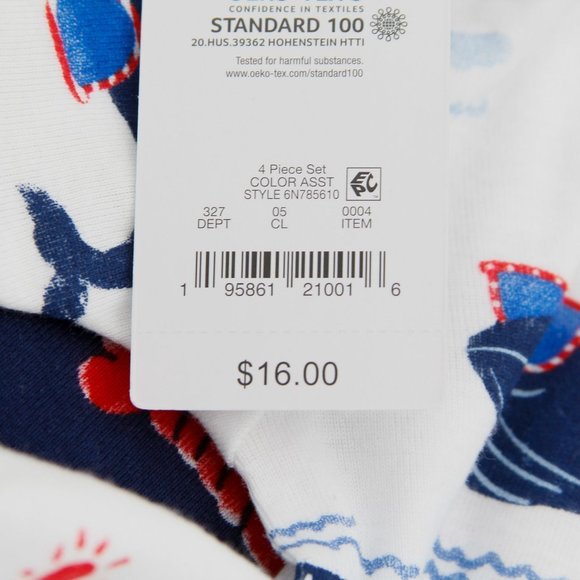 18 months boys pajamas, 4 piece, Just one you by Carters - Picture 5 of 6